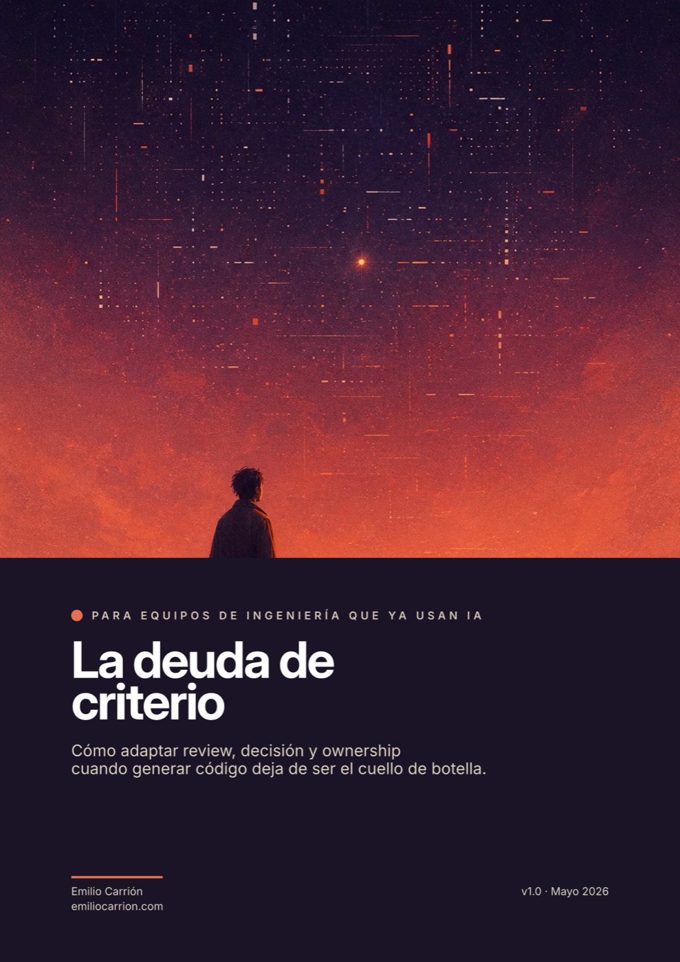 La deuda de criterio: portada