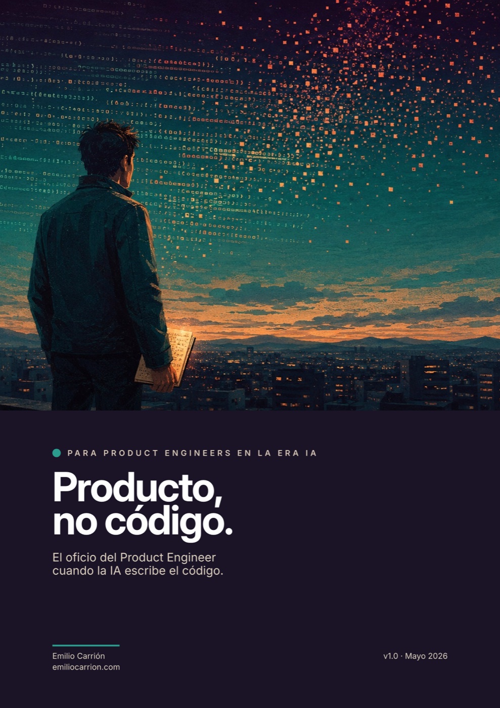 Producto, no código: portada